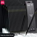 Black Wood Graphite Pencil Set HB 2B Black Lead Office Writing Pencil 10pcs Pack Stationery.