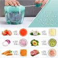 Manual Food Processor Vegetable Chopper. 