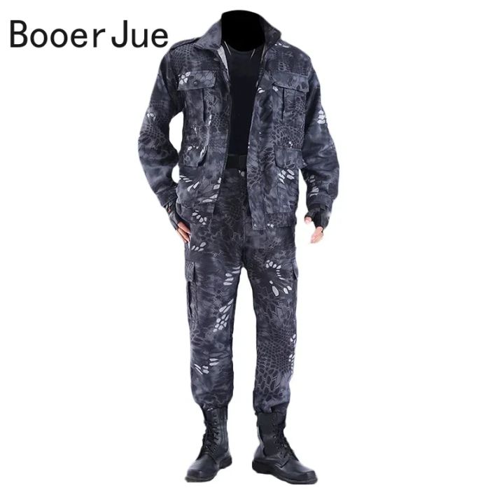 Black%20Python%20Pattern%20Wear-resistant%20Overalls%20Labor%20Insurance%20Cloth%20Uniform%20Men's%20Soft%20Tracksuit%20Outdoor%20Suit%20-%20Image%205