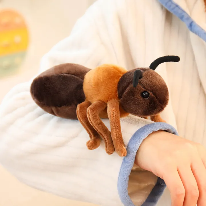 New%201Pc%2018CM%20simulation%20ants%20plush%20toys%20soft%20stuffed%20insect%20Brown%20Ant%20Plush%20Doll%20Decorative%20Desktop%20Ornaments%20Prank%20Props%20-%20Image%202