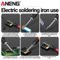 ANENG SL106 Electric Soldering Iron 110V/220V Adjustable Temperature Welding Solder US/EU Plug Professional Welding Tool. 