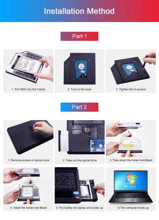 HDD%20SSD%20converter%20tray%20in%20DVD%20notebook%209.5mm.%20Hard%20drive%20caddy%20case%209.5mm%20-%20Image%206