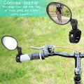 1pcs Bike Rearview Mirror 360° Adjustable Rotatable Handlebar Convex Mirror Safe Wide Angle For Bicycle Cycling Outdoor Sports. 