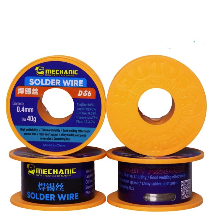 MECHANIC%20Soldering%20Wire%20DS6%200.4mm%7C40Gm%20Alloy:60/40%20-%20Image%204