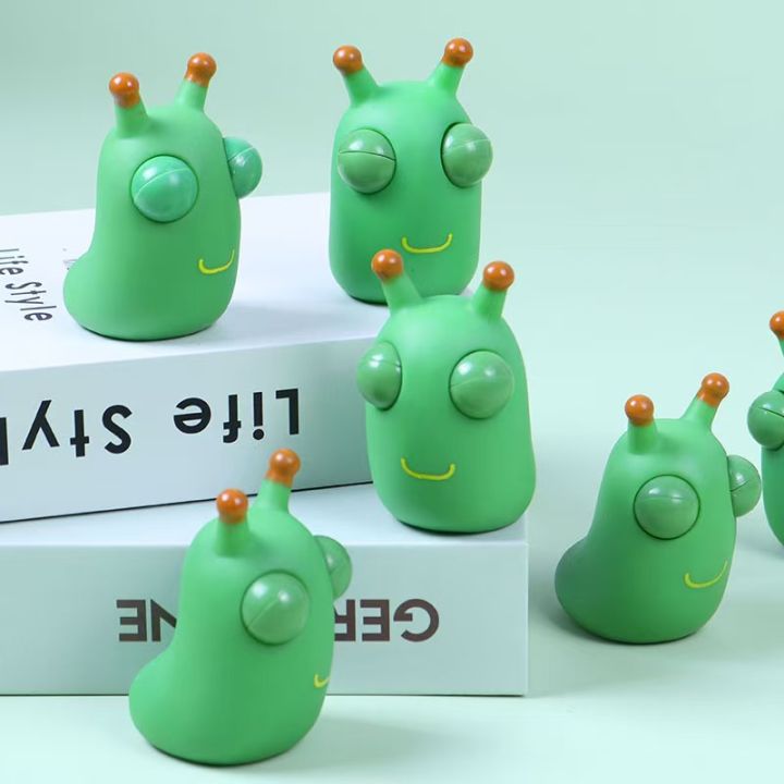 Cute%20Green%20Slug%20Shaped%20Squeeze%20Fidget%20Toy%20Pop%20Eye%20Tactile%20Calming%20Anxiety%20Relief%20Indoor%20Table%20Holiday%20Decor%20%20Supply%20Kit%20-%20Image%203