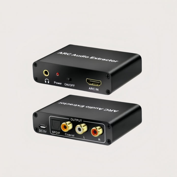 Audio Channel Extractor HDMI ARC Audio Extractor DAC ARC L/R Coaxial SPDIF Jack Extractor ...