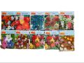 Pack of 10 summer seasonal random flower seeds for colourful roses plants for garden making. 
