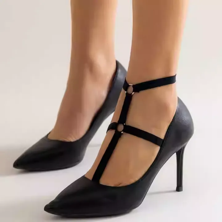 Ingemark%20Gothic%20Black%20Elastic%20Band%20Bandage%20Anklet%20Bracelet%20for%20Women%20High%20Heel%20Summer%20Barefoot%20Ankle%20Sandals%20Prom%20Foot%20Jewelry%20-%20Image%204