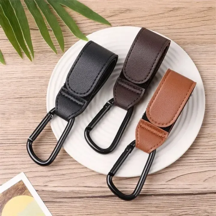 Stroller%20Hooks%20Baby%20Diaper%20Bag%20Hook%20Stroller%20Organize%20PU%20Leather%20Adjustable%20Pram%20Multi-function%20Hook%20Strong%20Bearing%20High%20Quality%20-%20Image%205