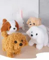 Realistic Plush Simulation Smart Dog Children Toy Can Walking And Call Electric Plush Robot Pet Dog Toddler Christmas Gift. 