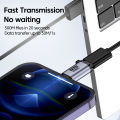 Micro USB To Type C Adapter Mini USB To USB C 480Mbps Fast Data Charging Connector USBC To Lightning Adapter For iphone Android.
