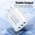 EU/US/UK 3 Ports USB Travel Charger Charge Wall Charging For iPhone Xiaomi Samsung Mobile Phone Plug Charging Adapter.