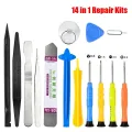 22 in 1 Mobile Phone Repair Tools Disassemble Repair Kit for iPhone Screwdriver Combination Skid Multi Function Disassembly Set. 
