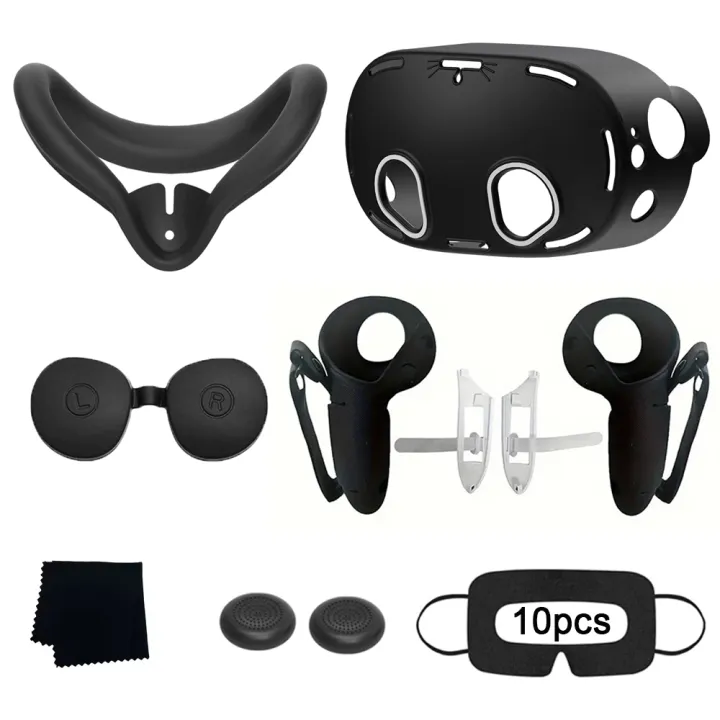 High%20Quality%20VR%20Accessories%208%20In%201%20Silicone%20Protective%20Cover%20Kit%20For%20Meta%20Quest%203s%20With%20Wiping%20Cloth&Disposable%20Masks%20Idea%20%20-%20Image%208