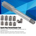 Spark Plug Thread Repair Tool M10x1.0 Bolt + M12x1.0 Tap Auto Accessories Hardware Kit. 