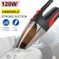 Cordless/Car Plug Cleaner Handheld Car Vacuum Car Cleaning Tool 120W 12V 5000PA. 