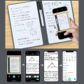 A5 Portable Reusable Whiteboard Notebook Set with Pen And Erasing Cloth Leather Memo Pad Weekly Planner for Stylish Office Use. 