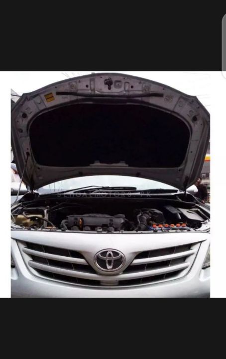Bonnet Insulator With Clips For Toyota Corolla 2008,2009,2010,2011,2012 Heat Proof Sound Proof Bonnet Namda Plug And Play
