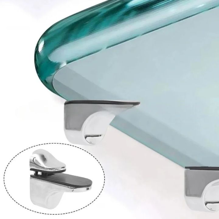 2pcs%20Adjustable%20Wood/Glass%20Shelf%20Support%20Clips%20Zinc%20Alloy%20Shelves%20Brackets%20with%20Anti-Slip%20Pads,%20Partition%20Clamps%20for%20Bathroom%20-%20Image%204