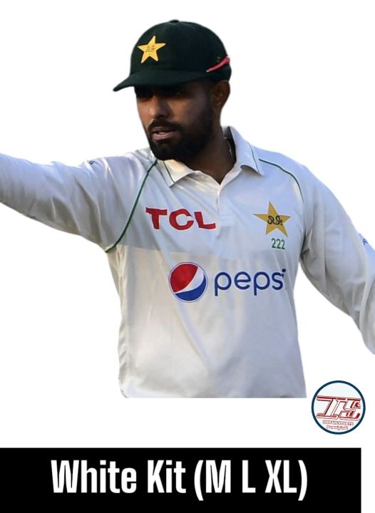 Pakistan White Kit for Boys| White Cricket kit For Boys| Pakistan White shirt & Trouser| Pakistan White shirt Trouser full sleeves| Full sleeves Pakistan white kit| White test Kit full sleeves| Tcl cricket kit| white test cricket kit| test Cricket kit
