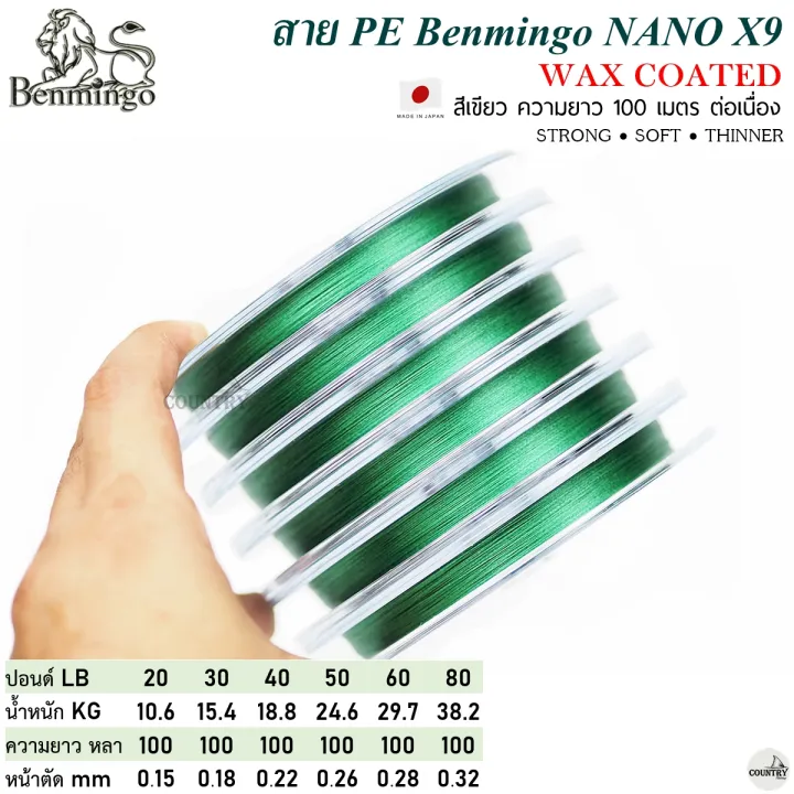PE%20benmingo%20nano%20X9%20100m%20Green%20-%20Image%202