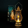 Led Retro Small Oil Lamp Portable Wind Light Kettle Electronic Candle Lamps Bedroom Living Room Decoration Kerosene Lights. 
