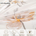 3pcs/set Leaf Floral Pattern Duvet Cover Set(1 Duvet Cover & 2 Pillowcase）Soft And Skin-Friendly Duvet Cover Bedding Set For. 