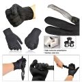 1 Pair Cutproof Protective Gloves Stainless Steel Wire Cut Resistant Bird Training Anti-Bite Work Safety Gloves Level 5 HPPE. 