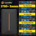 Launchbox Emulation Hard Drive With 3700 3D/PC Games External Game Hard Disk For PS4/PS3/PS2/Switch/WII/WIIU/PS1500GB HDD For PC.