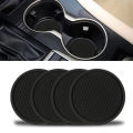 4Pcs Car Cup Holder Anti-Slip Insert Coaster Mat Interior Accessories Universal Car Auto Cup Holder. 