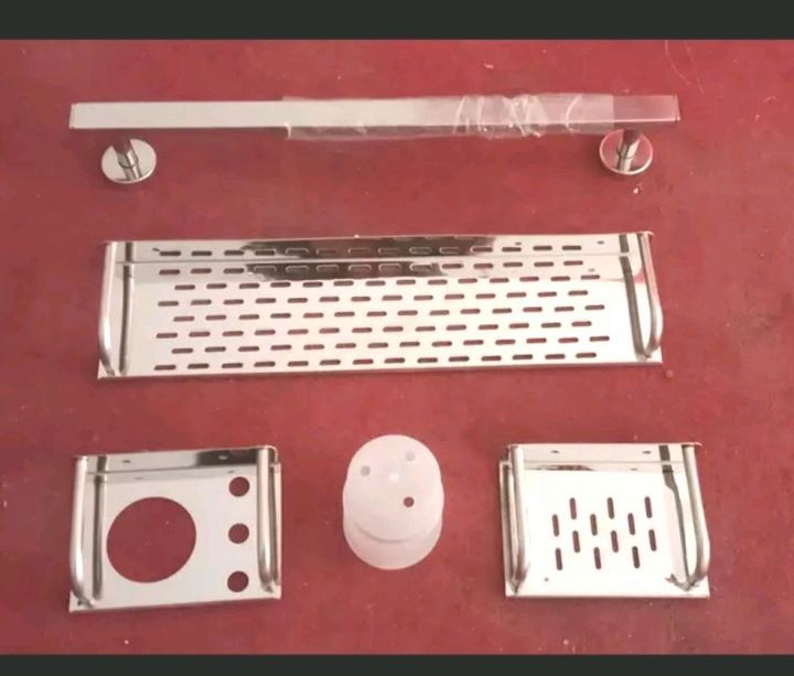 Bathroom Accessories set stainless steel pack of 5