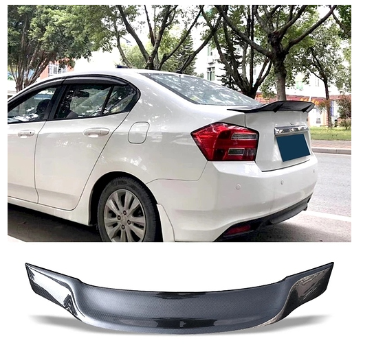 City 2009 to 2018 model Trunk  Spoiler Ducktail Style
