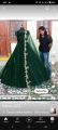 green long frock. 