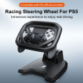 HONCAM Steering Wheel Stand for PS5 and PS5 DualSense Edge Controller with Adjustable Height Bracket for Playstation 5.