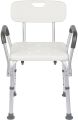 Shower chair (with arms) Bath stool | Bath chair Imported Height adjustable and Folding With Arms EUNOIA. 