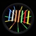 7.5cm Bicycle Spoke Reflectors Stickers 36pcs Colorful Wheel Reflective Tape Strip DIY Cycling Safety Warning Light Kit for Bike. 