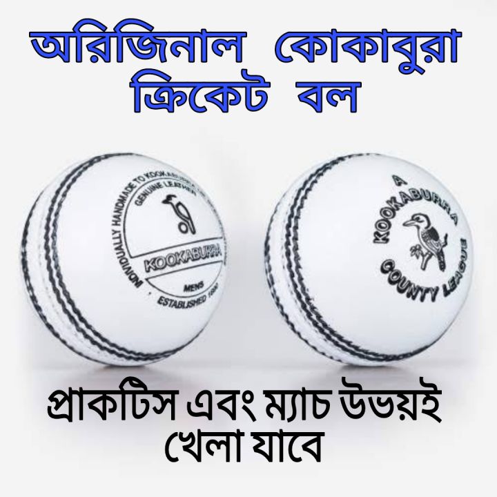 Cricket%20Ball%20Kookaburra%20(white)%20For%20Practice%20And%20Match%20All%20In%20One%20Ball.%204%20Part%20Ball%20-%20Image%202