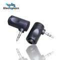 2PCS - 2.5mm Male To 3.5mm Female Earphone Stereo Audio Jack L Type. 