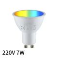 Tuya Smart Wifi GU10 LED Bulb Dimmable Spotlight RGBCW Lamp 5W 7W 9W Smart Life APP Voice Control Alexa Google Home AC 220V 110V lightify. 