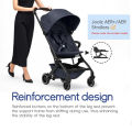 The stroller's leg rest provides additional leg support and can be easily adjusted and folded away for Joolz AER+/AER strollers.