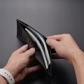 Pu Leather Men Short Wallet Thin Style Folding Young Men Credit Card Holder Wallet. 
