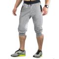 Men's Drawstring Sweatpants GYM Shorts Fashion Cargo Short Men Cropped Trousers Summer Beach Shorts Casual Jogging Track Pants.