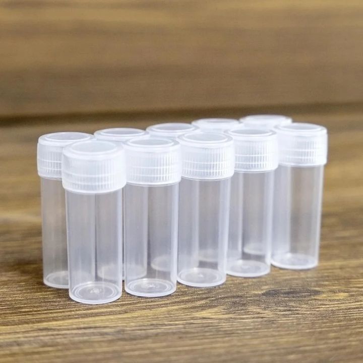 20/100/200Pcs%205ml%20Plastic%20Sample%20Bottle%20Test%20Tube%20Mini%20Bottles,%20Leak%20Proof%20Cap%20Vials,%20Medicine%20Pill%20Capsule,%20Storage%20Containers%20-%20Image%207