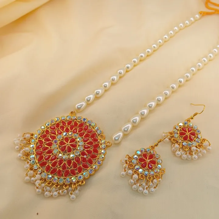 Kundan%20Choker%20Set%20Jewelry%20Unisex%20Fashion%20Necklaces%20And%20Pendants%20Accessories%20for%20women%20-%20Image%202