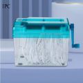 1pc Easy-to-Use Manual Paper Shredder for Sheets,Space-Saving Cross-Cut Design, Non-Slip Base,Ideal for Office,protable. 