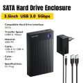Essager 3.5-inch SATA 3.0 Hard Drive Enclosure Dock 5Gbps USB3.0 UASP+TRIM Tool-Free External Case For 2.5/3.5 Inch SATA HDD/SSD. 