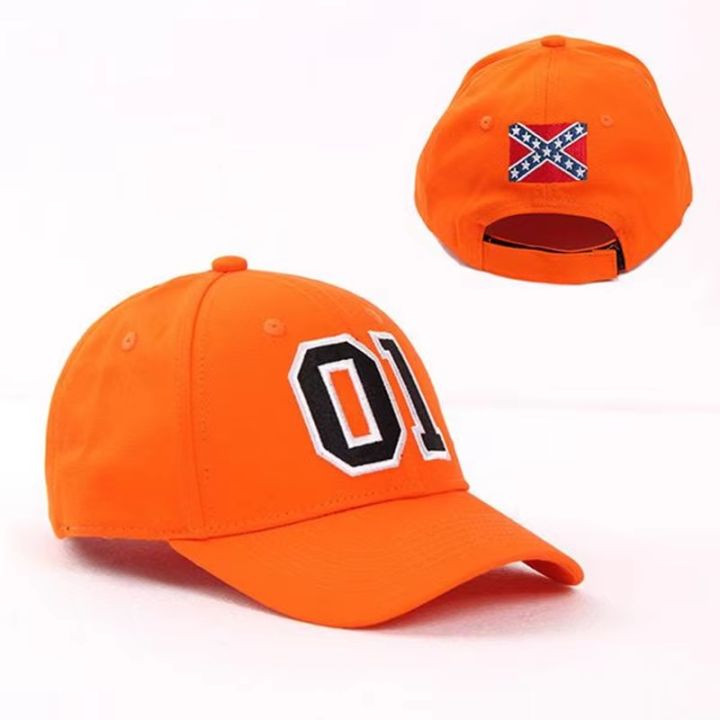 General%20Lee%2001%20Cosplay%20Hat%20Embroidery%20Unisex%20Cotton%20Orange%20Good%20OL'%20Boy%20Dukes%20Adjustable%20Baseball%20Cap%20Accessories%20Sunhat%20%20-%20Image%203