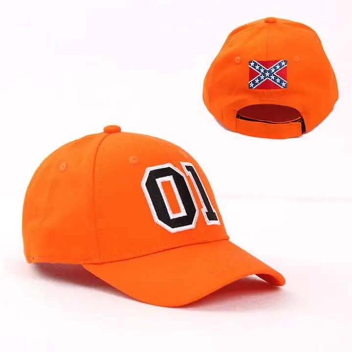 General%20Lee%2001%20Cosplay%20Hat%20Embroidery%20Unisex%20Cotton%20Orange%20Good%20OL'%20Boy%20Dukes%20Adjustable%20Baseball%20Cap%20Accessories%20Sunhat%20%20-%20Image%203