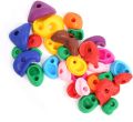 15 PCs Rock Wall Durable Textured Climbing Handles Rock Wall Climbing Handles Multicoloured Assorted Climbing Handles Set for Children. 