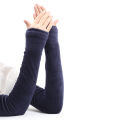 Solid Color Arm Warmers Unisex Thickening and Fleecing Silver Fox Wool Keep Out the Cold Winter Outdoor Cycling Long Sleeves.